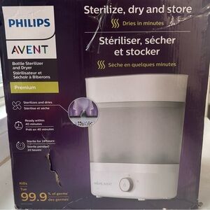 NIB Philips Avent Bottle Sanitizer and Dryer model SCF293